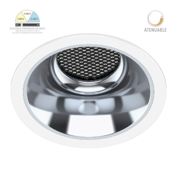 LUMINARIA EMPOTRADA LUCIS III 35W, 127V, 3000LM BCO - Imagen 2
