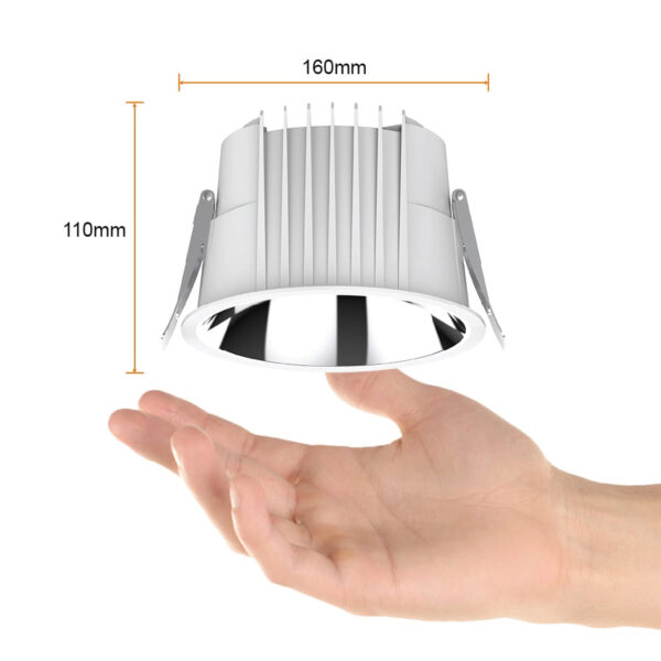 LUMINARIA EMPOTRADA LUCIS III 35W, 127V, 3000LM BCO - Imagen 4