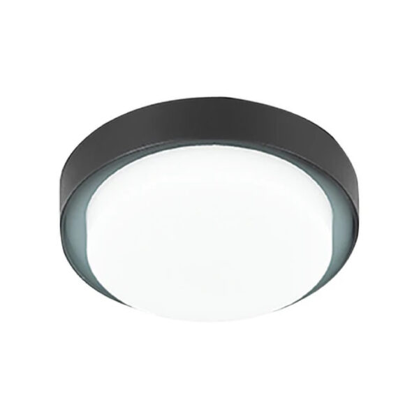 PLAFON LED IP54 35W 127V 3000K NEGRO