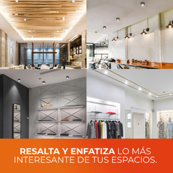 LUMINARIO INTERIOR O EXTERIOR/PLAFÓN LED 35W IP65 - Imagen 3