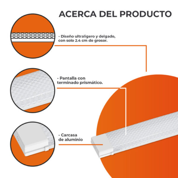 |LINEAL INT LED 36W 100-240V 3240LM 4000K B - Imagen 4