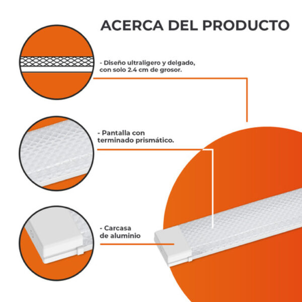 LINEAL INT LED 26W 100-240V 3240LM 6500K B - Imagen 4
