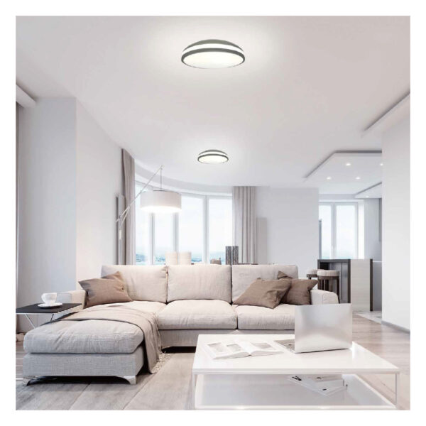 |LÁMPARA LED PLAFÓN COCIBOLA II 36W, 100-240V, 1900LM  SATINADA - Imagen 4