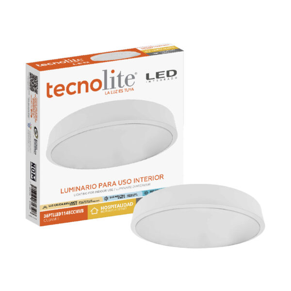 |LÁMPARA LED PLAFÓN CUJAM II 36W, 100-240V, 2100LM  BCO - Imagen 2