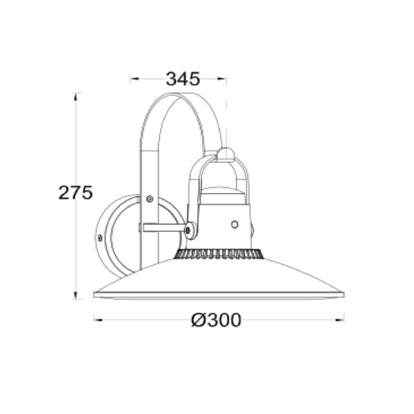 |Luminaria LED 38W 127V Cafe bocina integrada - Imagen 2