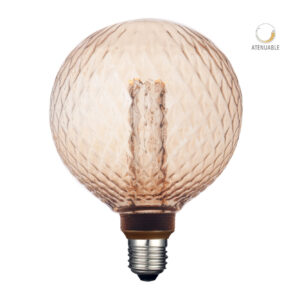 LAMPARALED 3.5W 127V AMBAR ROMBOS