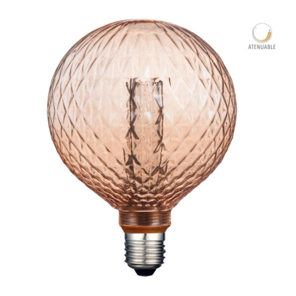 LAMPARALED 3.5W 127V AMBAR ROMBOS - Imagen 2