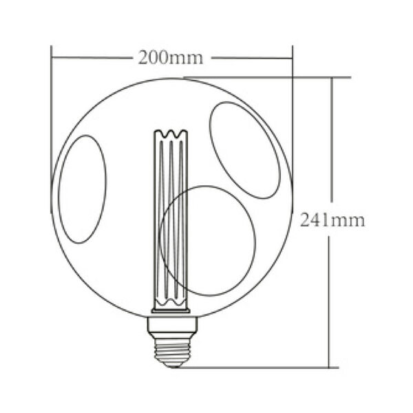 |Lampara LED Vintage 3.5W 127V 2000K E27 120 LM - Imagen 2