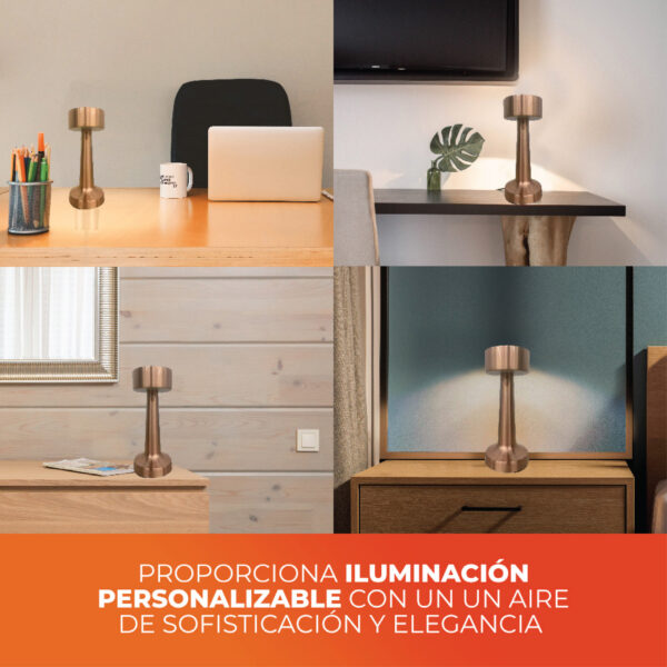 LAMP-MESA 3W, 5VCD, 110LM, 30K/40K/65K BRONCE 2/5  2 PACK - Imagen 4