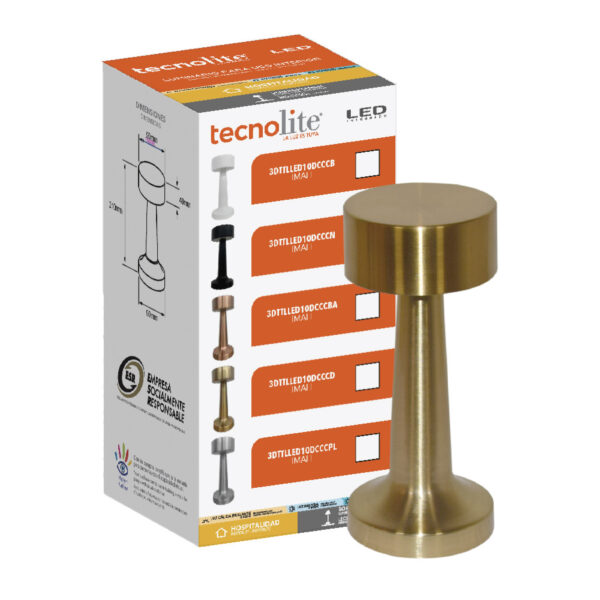 LAMP-MESA 3W, 5VCD, 110LM, 30K/40K/65K DRO 3/5  2 PACK - Imagen 2