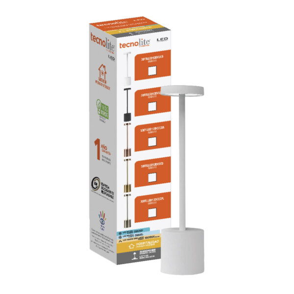 LAMP-MESA 3W, 5VCD, 150LM, 30K/40K/65K BCO 1/5  2 PACK - Imagen 2