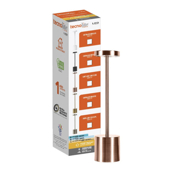 LAMP-MESA 3W, 5VCD, 150LM, 30K/40K/65K BRONCE 2/5  2 PACK - Imagen 2