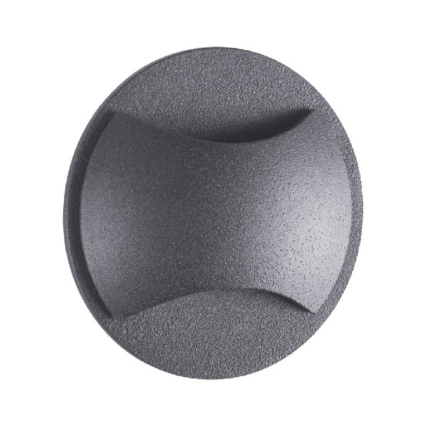 LUMINARIO EXTERIOR EMPOTRAR 3W NEGRO - Imagen 2