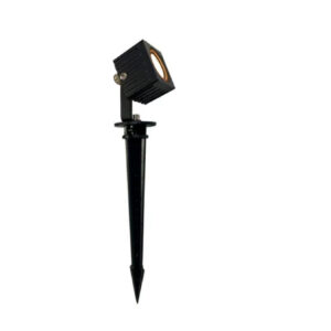|ESTACA LED BONFIRE SQUARE 3W, 24V, 150LM, 3000K NGRO