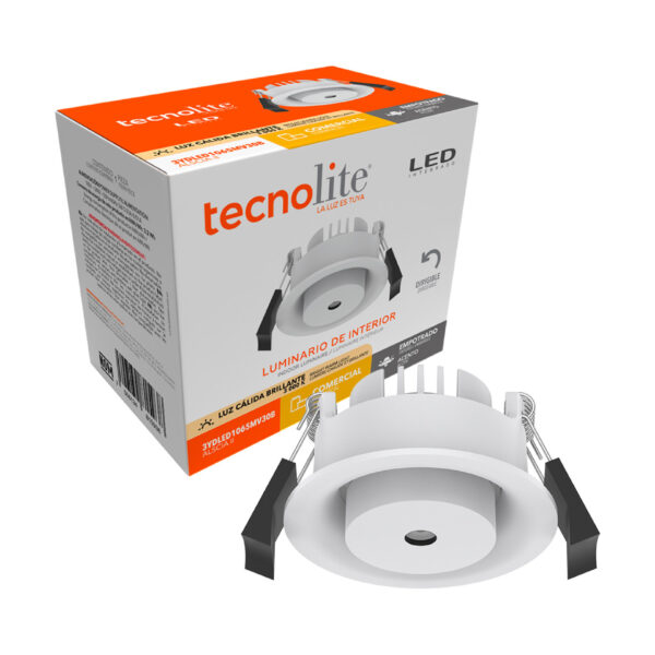 |EMPOTRADO INTERIOR ACENTO, ALSCIA II, 3W, 100-240V, 120LM BCO 1/2 - Imagen 3