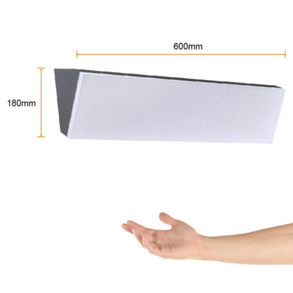 LUMINARIO EXTERIOR SOBREPONER GRIS 42W - Imagen 4