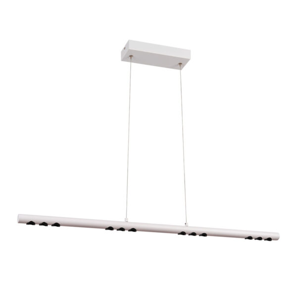 |LÁMPARA LINEAL COLGANTE LED ZUBENE V 94cm, 43W, 100-277V, 1500LM, 3000K BCO - Imagen 2