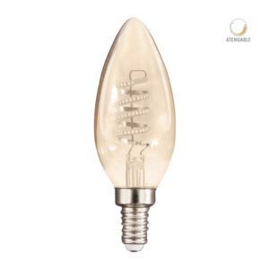 BOMBILLALED ESPIRAL VERTICAL, 127V, 3.8W, BASE E12, BC