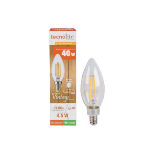 LAMPARALED 4.5W 127V 2700K BASE E12 ATENUABLE