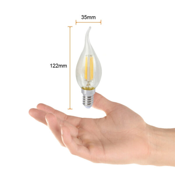 LAMPARALED T 4.5W 127V 2700K ATENUABLE - Imagen 4