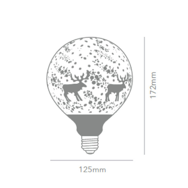 |LÁMPARA LED INTEGRADA BASE E27 RENOS, 4W, 127V, 50LM, 3000K - Imagen 2