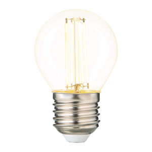 FOCO LED FILAMENTO BASE E27 4.5W,  560LM, 3000K ATENUABLE TRANSPARENTE