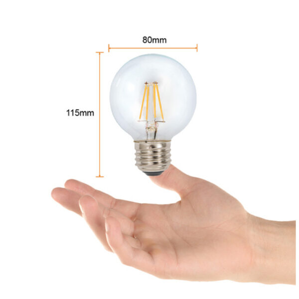 FOCO LED FILAMENTO VINTAGE 4.5 W / LUZ SUAVE CÇLIDA 127 - Imagen 4
