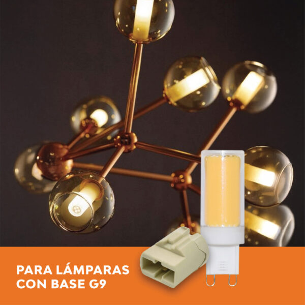 AMPOLLETA ATENUABLE, BASE G9, 4W, 127V, 325LM, 3000K - Imagen 4