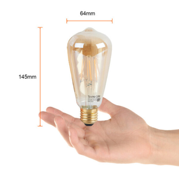 FOCO LED FILAMENTO VINTAGE 4.5 W 127V - Imagen 4