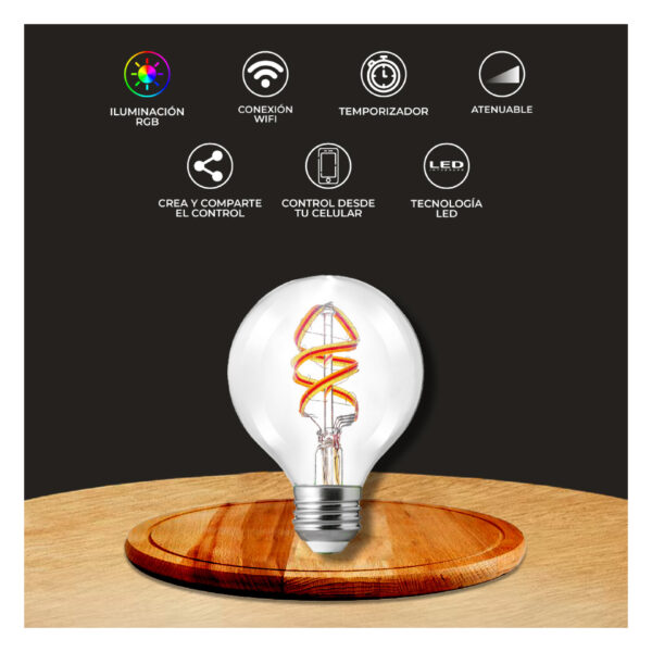 |Lampara filamento LED 4.5W base E27 - Imagen 3