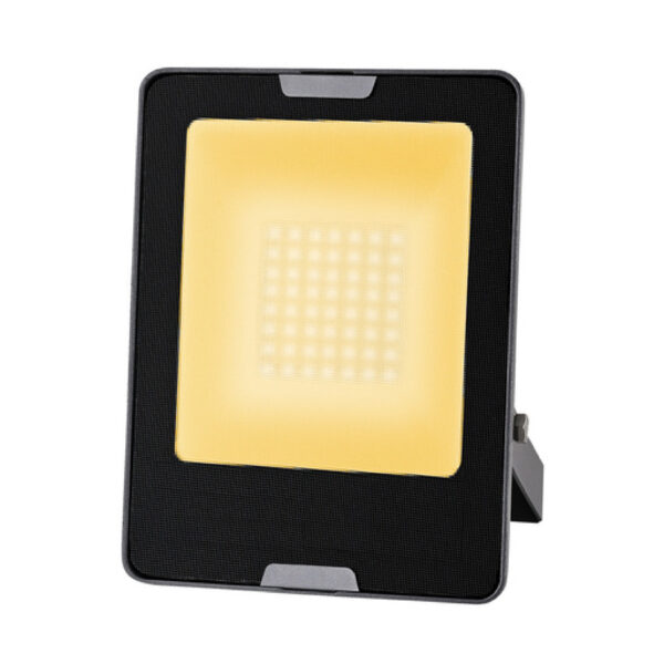 REFLECTOR LED EXTERIOR 50W LUZ AMBAR IP65 NO ATENUABLE - Imagen 2