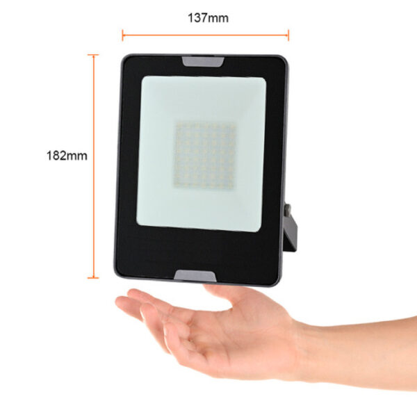 REFLECTOR LED EXTERIOR 50W LUZ AMBAR IP65 NO ATENUABLE - Imagen 4