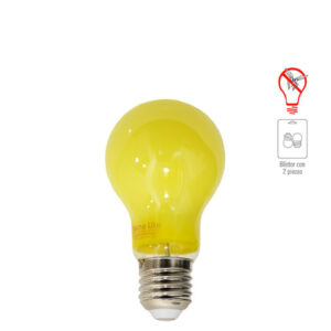 BOMBILLA REPELENTE DE INSECTOS A19 DE FILAMENTO LED, 127V, 5W,