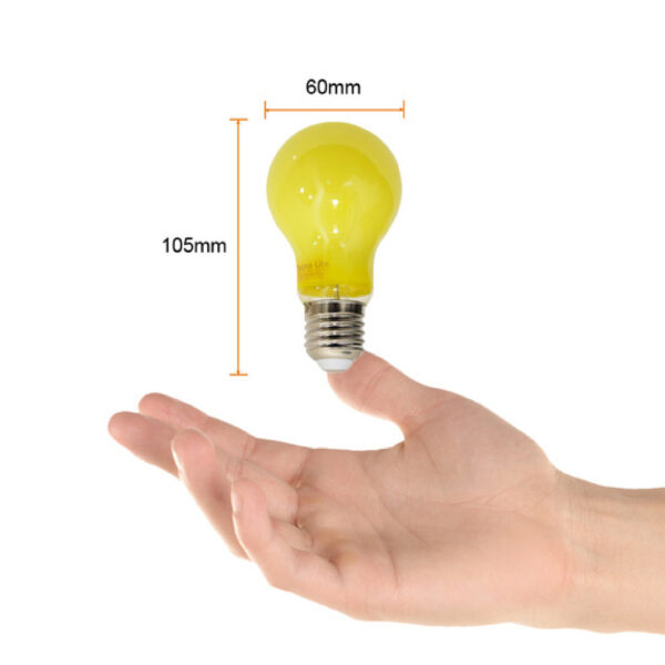 BOMBILLA REPELENTE DE INSECTOS A19 DE FILAMENTO LED, 127V, 5W, - Imagen 4