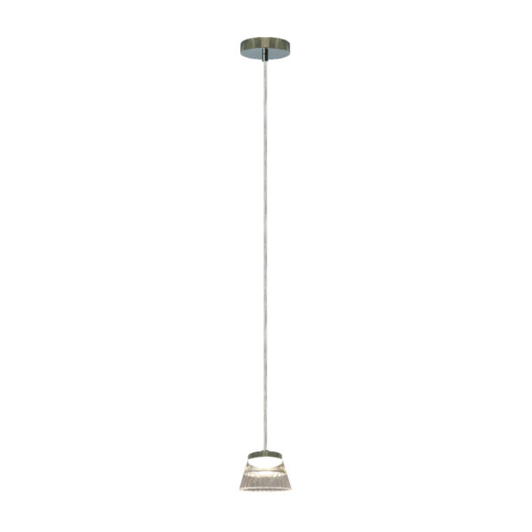 LAMP-COLG. MAZALA II  5.5W, 100-240V,450LM, 3000K CROMADO