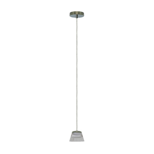 LAMP-COLG. MAZALA II  5.5W, 100-240V,450LM, 3000K CROMADO - Imagen 2