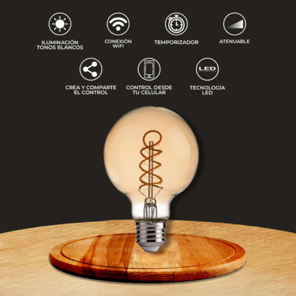 LAMPARA GLOBE SMART A 5.5W BASE E27 - Imagen 3