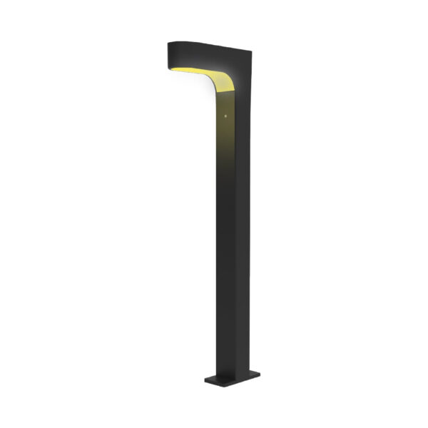 |MINI POSTE LED EXTERIOR PAIKA II 5W, 127V, 185LM, 3000K NGRO - Imagen 2