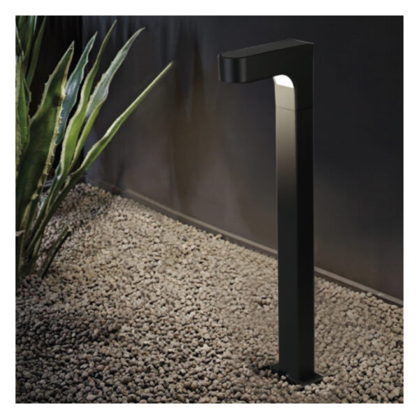 |MINI POSTE LED EXTERIOR PAIKA II 5W, 127V, 185LM, 3000K NGRO - Imagen 4