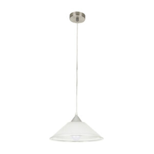 LUMINARIO SUSPENDIDO OPALINO 60W  100-240V