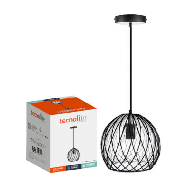 LAMPARA COLGANTE E27 60W 100-240V - Imagen 3