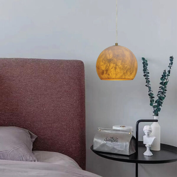 LAMP-COLG. HUNA 60W MÁX., 100-240V, E27 BCO/DOR 1/2 - Imagen 4