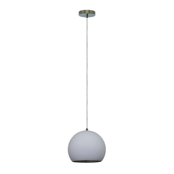 LAMP-COLG. HUNA 60W MÁX., 100-240V, E27 BCO/PLATA  2/2 - Imagen 2