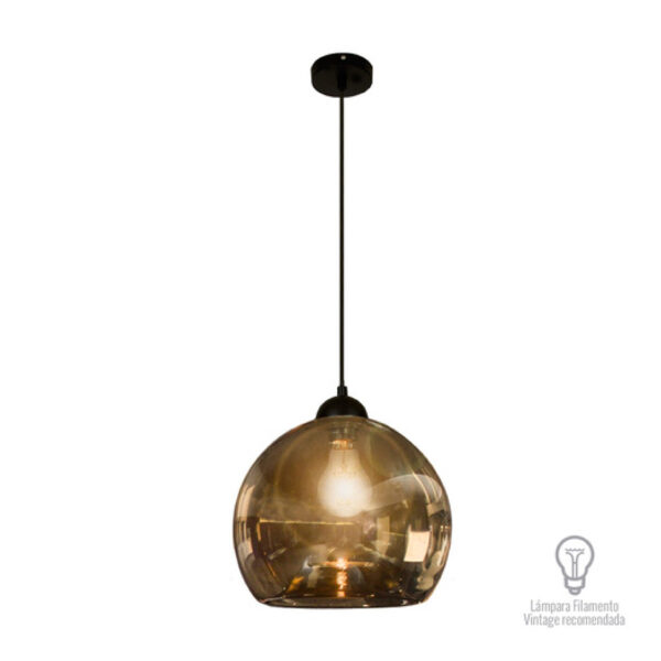 LUMINARIA COLGANTE 20W 100-240V CROMADA - Imagen 2