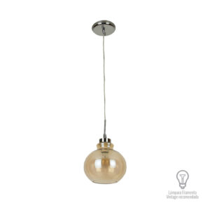 LUMINARIO COLGANTE 20W 100-240V  E27 CRISTAL