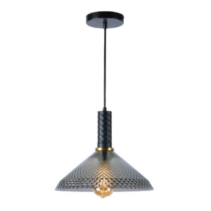 LAMP-COLG. HOMAM 60W MAX, 100-240V, BASE E27 DOR/NGRO 1/2