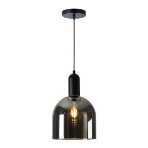 LAMP-COLG. IRENA II 60W MAX, 100-240V, BASE E27 CRISTAL/HUMO  2/2