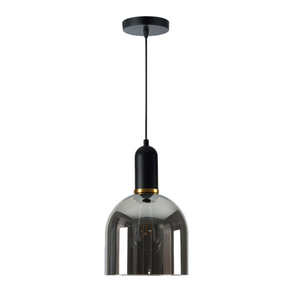 LAMP-COLG. IRENA II 60W MAX, 100-240V, BASE E27 CRISTAL/HUMO  2/2 - Imagen 2
