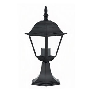 FAROL PARED SIN LÁMPARA, EXTERIOR, NEGRO