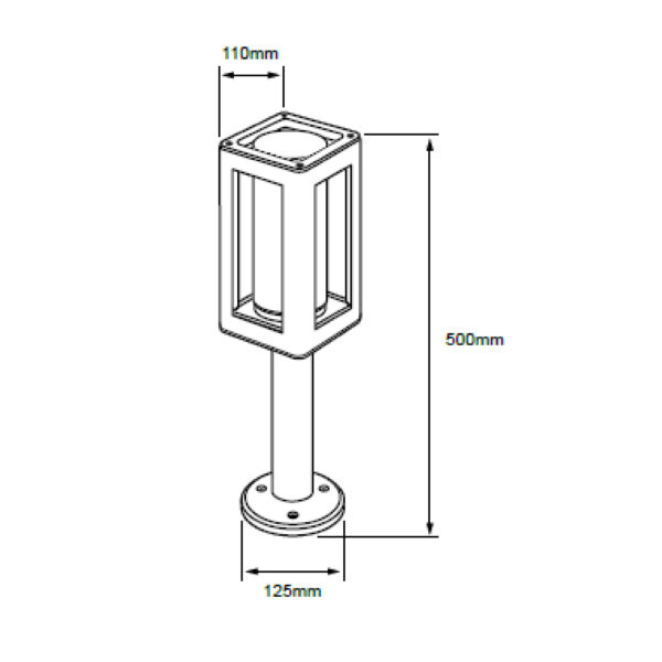 |LUM  EXT PISO 100-240V IP44 NEGRO - Imagen 2